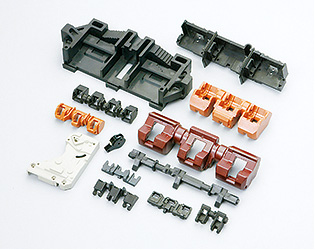 Inner mechanical parts of breaker